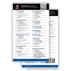 Qref Checklist - Card Version - Garmin Nuvi 600 Series